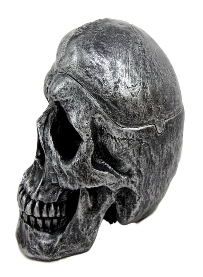 Ebros Gift Death Curse Metallica Human Skull Ashtray Resin Sculpture Figurine - Image 2